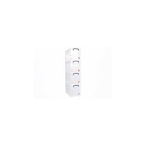 Really Useful Lot de 4 boîtes de rangement en plastique Transparent 24 l
