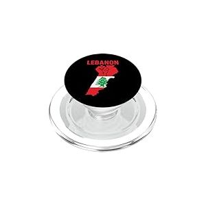Drapeau du Liban Cèdre Arbre Beyrouth Libanais Arabe Musulman PopSockets PopGrip pour MagSafe