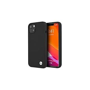 BMW BMHCP13SSILBK Coque de Protection en Silicone pour iPhone 13 Mini 5,4" Noir