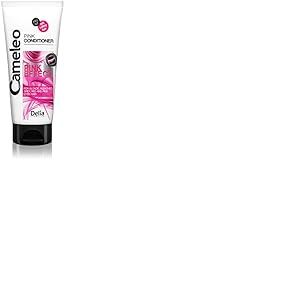 Cameleo – Pink Effect - Après-shampoing à l'extrait de pamplemousse pour cheveux blonds, décolorés, rouges et roses - Cheveux doux et brillants avec des reflets roses - Sans paraben, sel - 200 ml