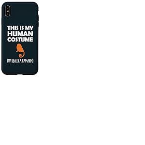 C'est mon costume humain, je suis vraiment un tamarin Coque pour iPhone XS Max