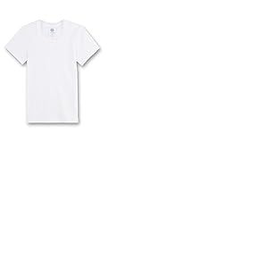 Sanetta T- Shirt 1/2 Maillot de, Blanc, 164 cm Fille