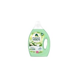 Maison Verte - Lessive Liquide - Parfum Fra&icirc;cheur d'Ete - Lessive D&eacute;tachante - Sp&eacute;cial Peaux Sensibles - Efficace d&egrave;s 20&deg;C - 5 Enzymes Actives d'Origine Naturelle - Sans Conservateurs - 44 Lavages