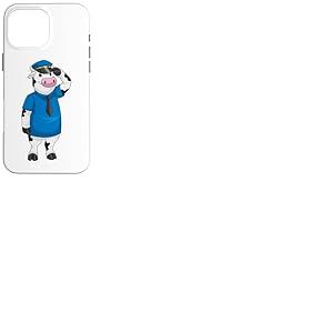 Vache Police Officier de Police Chapeau de Policier Coque pour iPhone 16 Pro Max