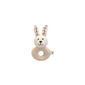 GRÜNSPECHT Lot de 619-00 - 100% coton biologique - Jouet pour bébé - Doux - Cadeau de naissance, baptême, fête prénatale, GOTS - Beige (619-00)