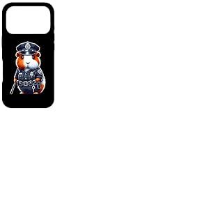 Police Officier Cochon d'Inde Cop sur Police Cochon d'Inde Coque pour iPhone 17 Pro