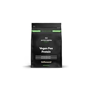 Isolat de Protéine de Pois en Poudre | 100% d'Origine Végétale et Naturelle | Sans Gluten | Sans Sucre Ajouté |THE PROTEIN WORKS | Nature | 500g