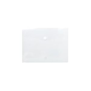 Exacompta - Réf. 56421E - Carton de 50 pochettes-enveloppes fermeture scratch et rabat - En PP souple - Dimensions d'une pochette : 24 x 31,5 cm - Format à classer A4 - Coloris incolore