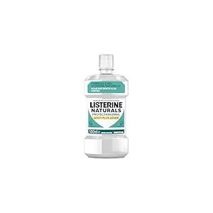 Listerine – Bain de Bouche Naturals Protection Émail Goût Plus Léger 0% Alcool (bouteille de 500 ml) – Soin bucco-dentaire quotidien – Bain de bouche sans alcool pour une haleine fraîche durable