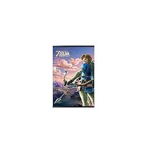 Grupo Erik Poster et Kit de Fixation | Zelda Breath Of The Wild Hyrule Link, 61 x 91,5 cm