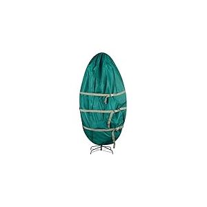 Tiny Tim Totes 83-DT5582 Housse de rangement en toile pour sapin de Noël vertical Vert 2,5 m
