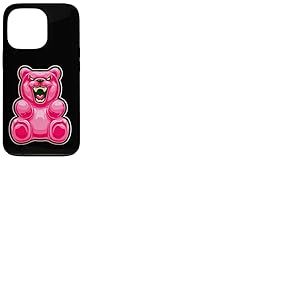 Costume Amusant d'ours en g&eacute;latine Rose Coque pour iPhone 13 Pro