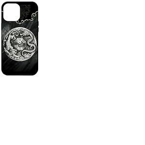 Graphique esthétique du Dragon et du Tigre Yin et Yang Coque pour iPhone 12 Pro Max