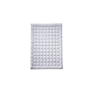 Billerbeck Couette surpiquée en Poils de Chameau, 60% Poil de Chameau / 40% Laine Vierge, Blanc, 155 x 220 cm