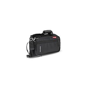 GEWA sac de transport Premium pour cornet - Cordura 600 Denier - R&eacute;sistant &agrave; la d&eacute;chirure et &agrave; l'eau - Rembourrage de 30 mm - Poche pour accessoires - Bretelles de sac &agrave; dos et bandouli&egrave;re - Noir
