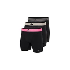 adidas Boxer Brief (3pk) -Active Micro Flex Eco-Bequeme Unterw&auml;sche Short/Pantalon, Assorted_4am015, XL Hommes