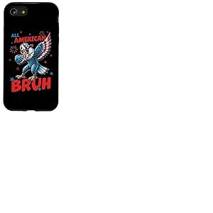 Tout l'American Brush Eagle Patriotic Swag Coque pour iPhone SE (2020) / 7 / 8