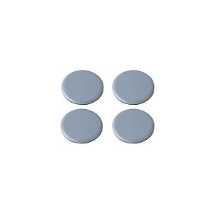 Metafranc Easyglider 645836 Lot de 4 patins autocollants &Oslash; 50 mm &ndash; Surface de glissement PTFE &ndash; Pour un d&eacute;placement facile des meubles lourds/Set de patins universels/patins en t&eacute;flon/patins de