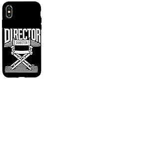 Chaise de réalisateur de cinéaste, Directeur, Design Regisseur Coque pour iPhone X/XS