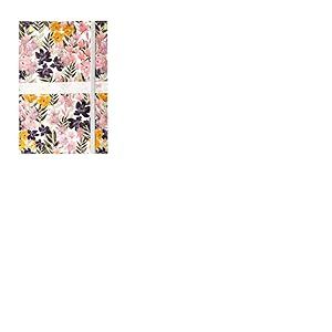 Agenda Oxford Flowers civil Semainier 10x15cm Année 2024 Rose Français