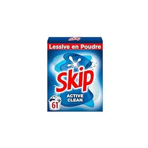 Skip Lessive en Poudre Active Clean 61 Lavages