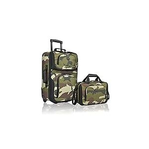 U.S. Traveler Ensemble de Bagages à Main Extensibles en Tissu Robuste Rio, Camouflage, Set, Rio Valise de Cabine légère 50,8 cm Souple et Extensible, Durable, pour Affaires et Voyages