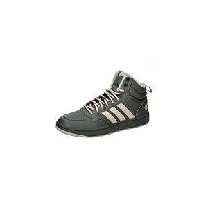 adidas Homme Hoops 3.0 Mid Lifestyle Basketball Classic Fur Lining Winterized Shoes Chaussures, Night Cargo/Clay Brown/Core Black, 36 2/3 EU
