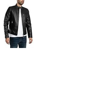 Schott NYC Lc949D Blouson, Noir (Black Black), Medium (Taille fabricant:M) Homme
