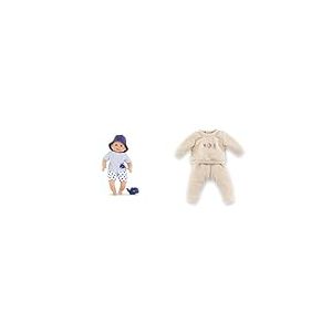 Lot de Corolle - Mon Premier Poupon, Bébé Bain Marin, 30cm, dès 18 Mois, avec Jouet de Bain Baleine, 9000100670 + Corolle - Jogging Beige, vêtement, pour Poupon 30cm, 9000111200