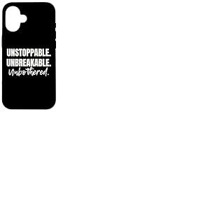 Motivation Soyez imparable. INCASSABLE. Déroutant Coque pour iPhone 16