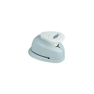 Rayher perforatrice fantaisie poisson p. décoration, 1,6cmø (⅝'') gris, 69100000