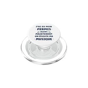 Maintenant C'est Moi Qui klaxonne Humour permis de Conduire PopSockets PopGrip pour MagSafe