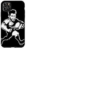 Rugby Cartoon Look Team Sports for Boys Coque pour iPhone 11 Pro Max