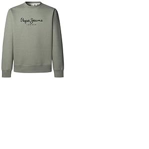 Pepe Jeans Macbeth Melange Crew Maillot de surv&ecirc;tement, Vert (Vert Militaire), S Homme