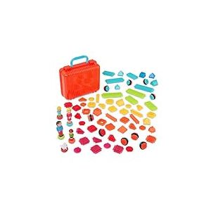 Bristle Blocks - BA3071Z - Jeu de Construction - Big Value Case Multicolore 85 Pièces