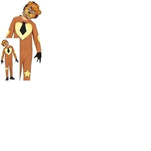 FIESTAS GUIRCA Déguisement Robot Tueur Teddy pour Garçon - Costume de Marionnette Assassin - Costumes d'Halloween pour Garçons Âge 5-6 Ans