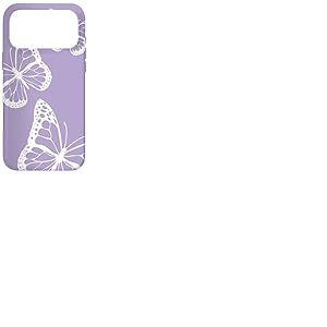 Violet Rose Papillon Lavande Papillon Lilas Monarque Coque pour iPhone 17 Pro Max