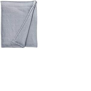 Eddie Bauer Couverture pour Grand lit, literie en Coton l&eacute;ger, d&eacute;coration d'int&eacute;rieur pour Toutes Les Saisons (Chrome &agrave; Chevrons, Grand lit)