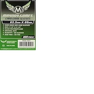 Maydaygames - 100 Prot&egrave;ge Cartes Format Standard 63.5x88mm (7041)