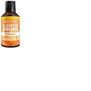 IronMaxx Flavour Drops – Caramel 50ml | Arôme alimentaire liquide zéro sucre & zéro calorie | Arômes végétaliens pour sucrer aliments, yaourt, café & desserts