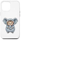 Costume de h&eacute;risson Mignon habill&eacute; en &eacute;l&eacute;phant Coque pour iPhone 12 Pro Max