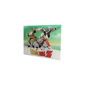 SD Toys Verre sp&eacute;cial Forces Glass Poster Dragon Ball Z Officiel Merchandising D&eacute;corations Meubles Stickers D&eacute;coration de la Maison Multicolore (Multicolore) Unique