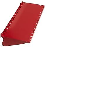 Wall Control Étagère en Panneau perforé de 15,2 cm de Profondeur - Panneau perforé et Panneau à Outils à Fente - Rouge