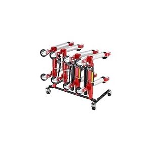 VEVOR Support pour Chariot de Manutention de Voiture Universel, Organisateur de Chariot Déplace Voiture avec Roues Rotatives à 360 °, Support de Rangement pour Chandelles, Capacité 4 Chariots