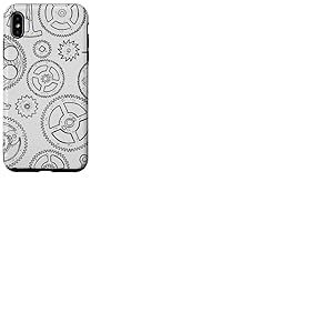 Horloge Pièces Individuelles Pièces de Montre Engrenage Mécanique Horloge Coque pour iPhone XS Max