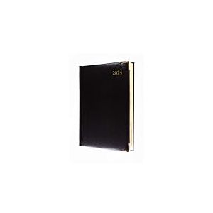 Collins Debden Classic Agenda semainier 2024 compact (rendez-vous) – Planificateur d'entreprise et organisateur – Janvier à décembre 2024 – Semainier – Noir – 1270 V 99–24