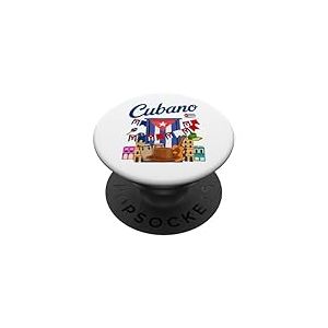 Idées de Tenues de Drapeau cubain pour Enfants et Drapeau hispanique de Cuba PopSockets PopGrip Adhésif