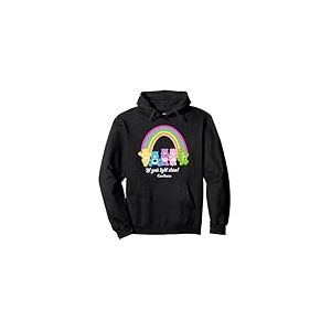 Care Bears Let Your Light Shine Vintage Rainbow Group Poster Sweat &agrave; Capuche