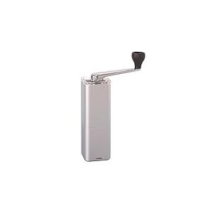 Hario Moulin à café en Alliage d'aluminium, Prisme Argent MSA – 2 – SV