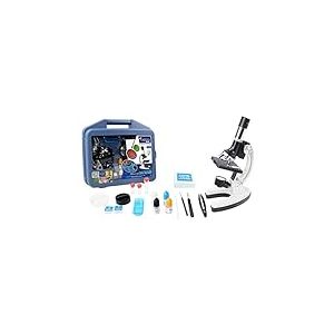 EXPLORA - Valise Microscope - Expérience Scientifique - 546035-16 Pièces - Métal - Étude des Cellules - Biologie - Kit de Découverte - Jeu pour Enfant - Scientifique - À Partir de 8 Ans